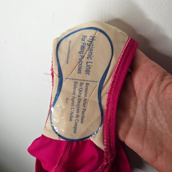 NWOT Miraclesuit Rialto Ruched One Piece Slimming Swimsuit Sz 10 Fuschia Pink - Picture 6 of 8